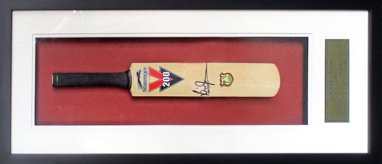 Framing a cricket bat