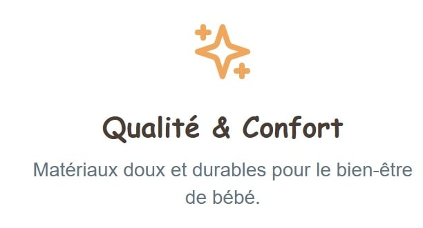 Qualité & Confort