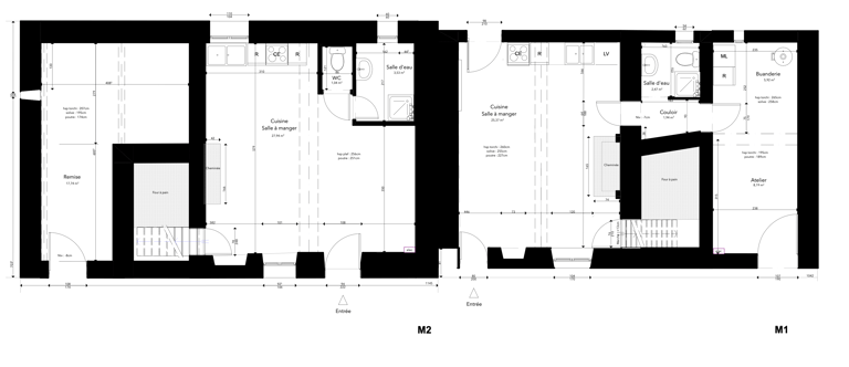 plans d'architecture
