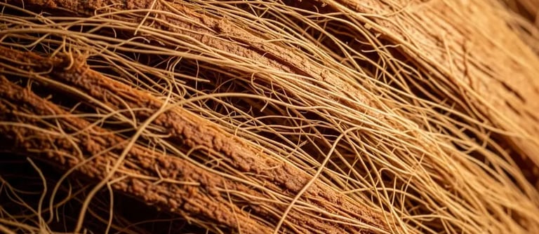 Selección de fibra de coco
