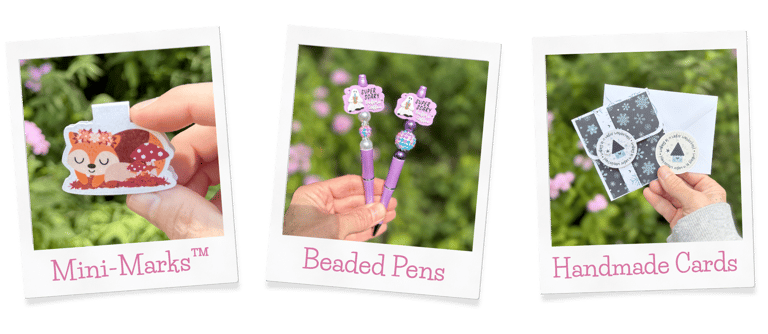 Nini's Products, Mini-Marks™, Beaded Pens, Handmade Cards and Gift Cards