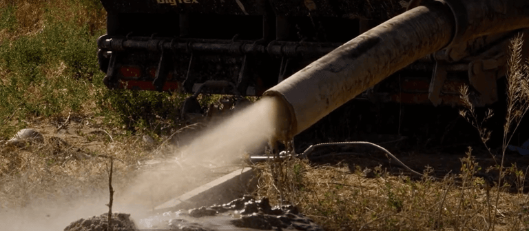Well drilling extracting water