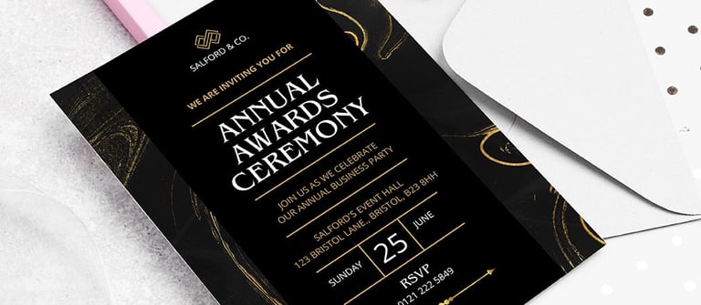 Save the date cards for events