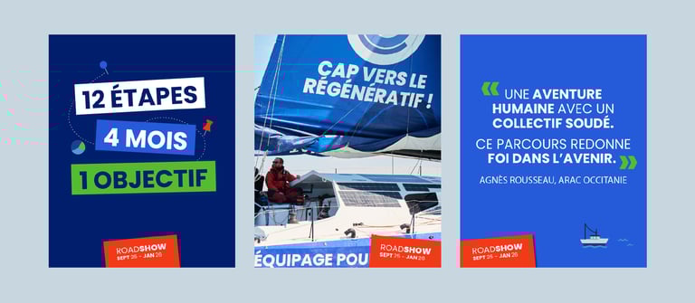 Visuels pour les réseaux sociaux de cec par Tuuk studio