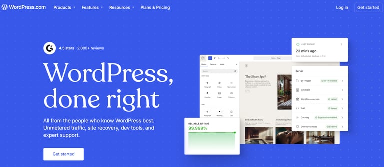 best online free website builder software wordpress to start online store review