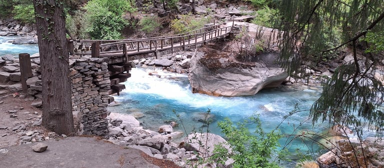 Bridge over the river in Dolpo