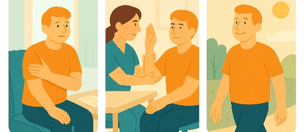 Aivovamman kuntoutus etenee eri terapioiden avulla kohti parempaa toimintakykyä.