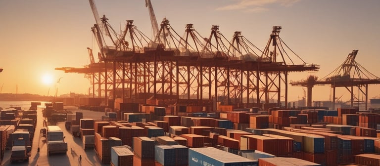 A professional image of Liberty Enterprises’ team coordinating shipments with partners in a modern office setting.