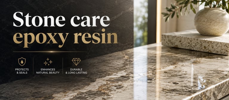Stone care epoxy resin for marble and granite cracks repairing and coating 