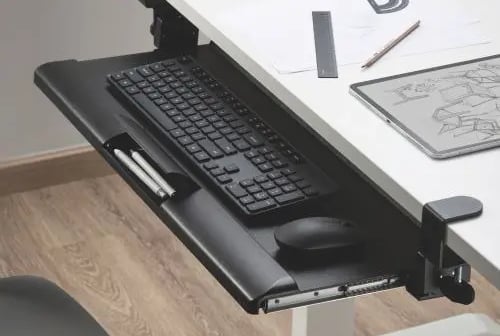 Singularity-India-LUMI-Monitor-Arm-keyboard