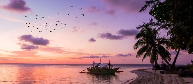 sunset in Balabac Philippines