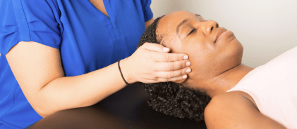 Visual representation of TMJ adjusting