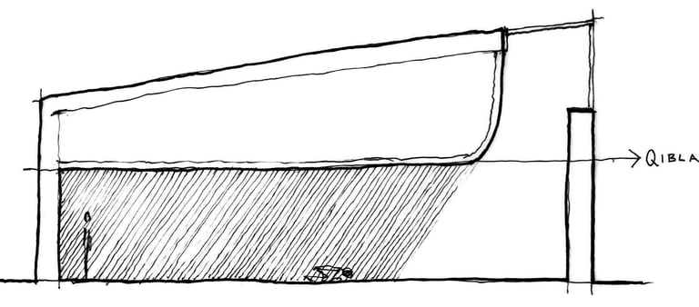 an architectural sketch