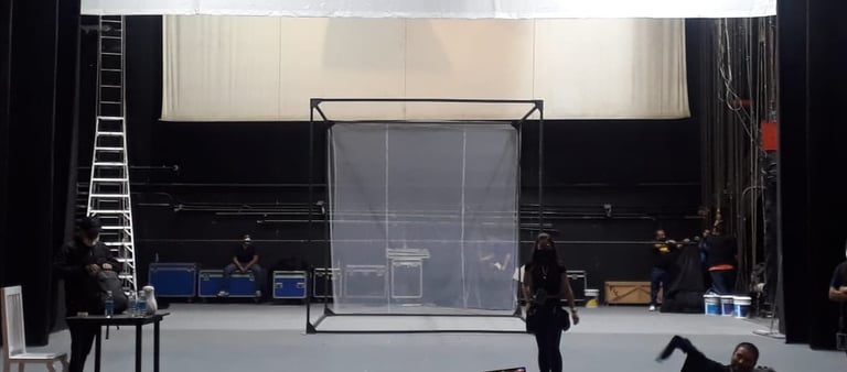 Montaje de "SuperPasito" en el Teatro Principal de Guanajuato