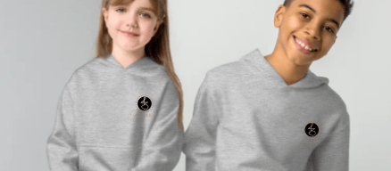 Kids wearing image43 original hoodie