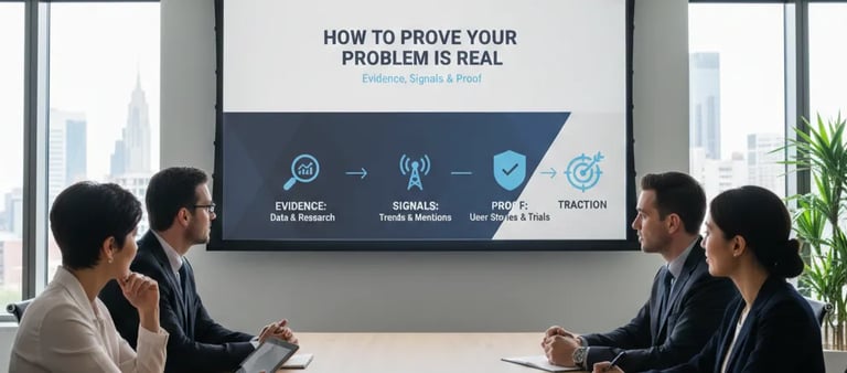 How to Prove Your Problem Is Real (Evidence, Signals & Proof)