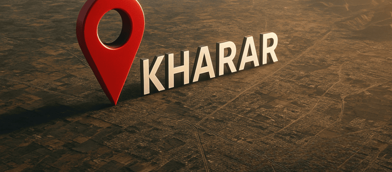 Kharar location pin on map