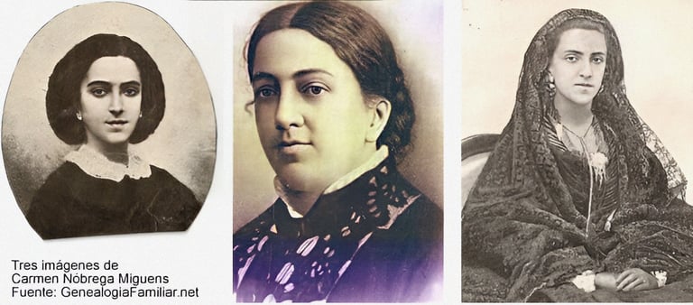 Carmen Nóbrega, esposa de Nicolás Avellaneda