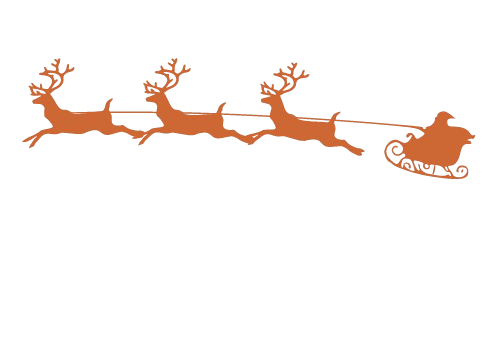 Elément décoratif - traineau du Père-Noël - Noël et un soupçon de magie en plus