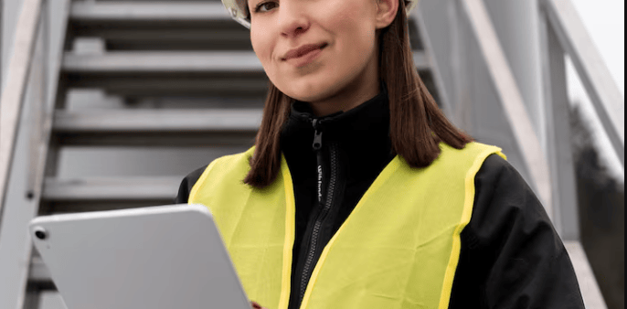 Mujer trabajando en tecnología