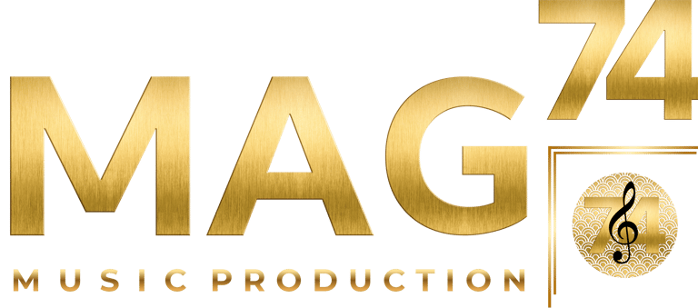 MAG74 Music Logo - Professionelle Musikproduktion & Afro-House Fusion