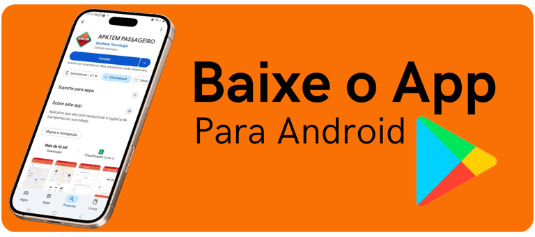 Aplicativo Android Apktem passageiro.