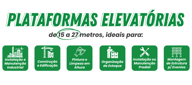 Plataformas elevatórias em Araxá MONDULAR