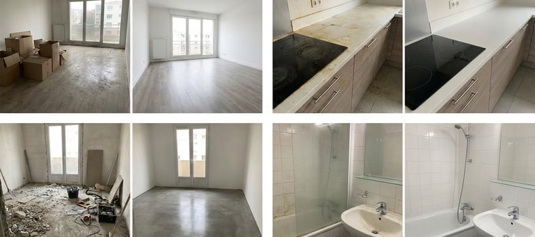 nettoyage appartement, locaux et fin de chantier