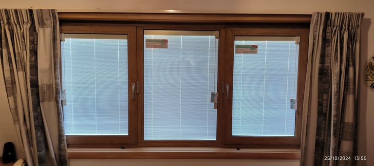 UPVC windows with blinds sealed between glass panes, Auckland installation, New Zealand