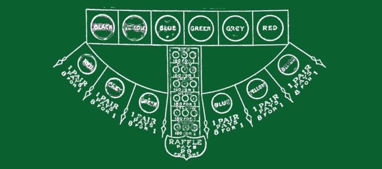 Hazard Layout Dice Game