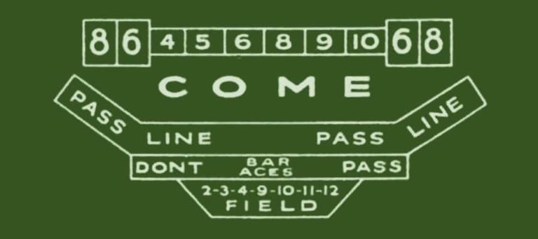 Old Craps Layout