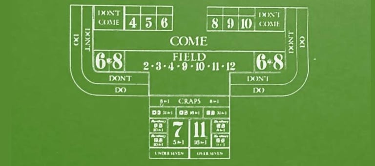 Old Craps Layout