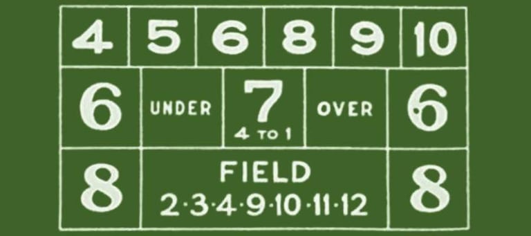 Old Craps Layout