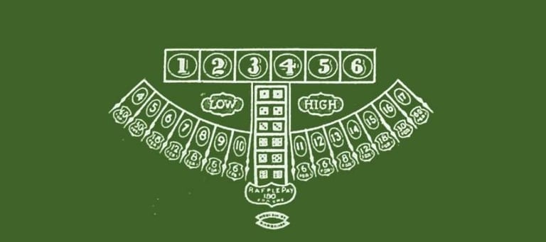 Hazard Layout Dice Game