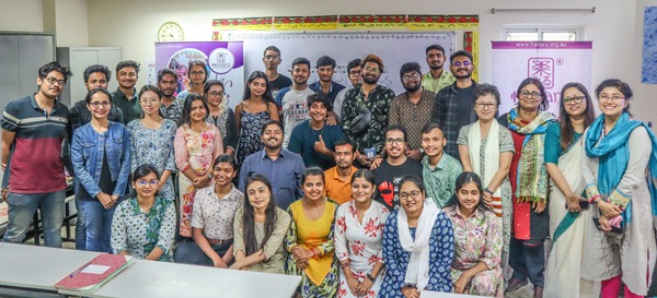 Group of students and professors