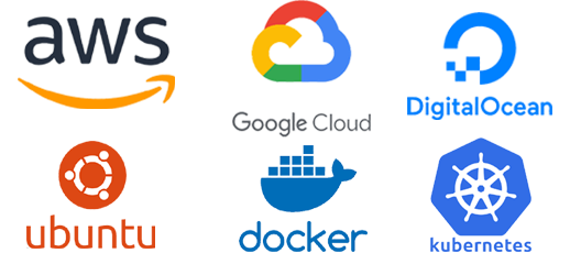 aws google cloud digital ocean ubuntu docker kubernetes