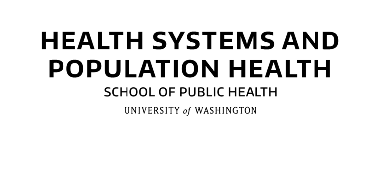 Logo of UWSPH Health Systems and Population Health