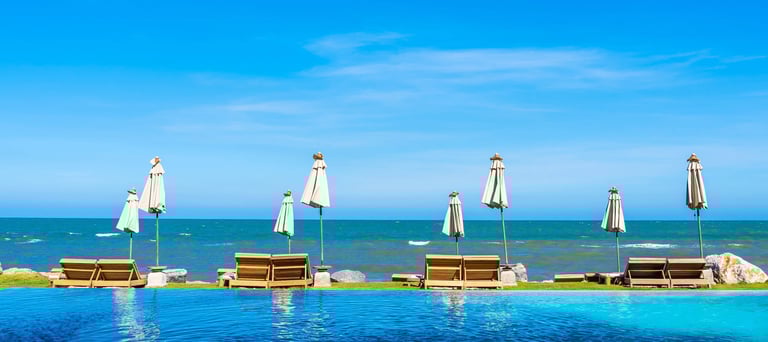 Sun Loungers, Mui Ne, Vietnam