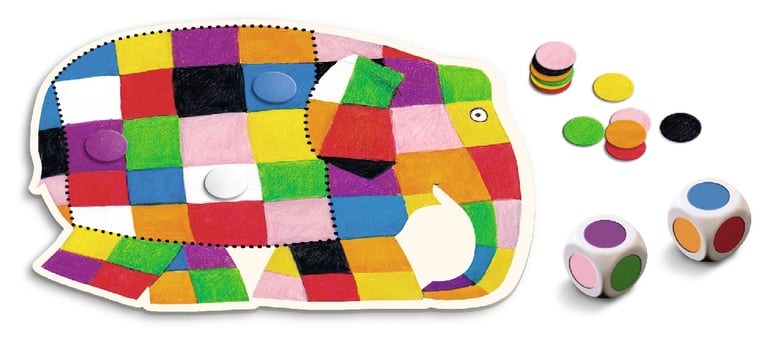 Image du jeu "Elmer - Le jeu des couleurs"