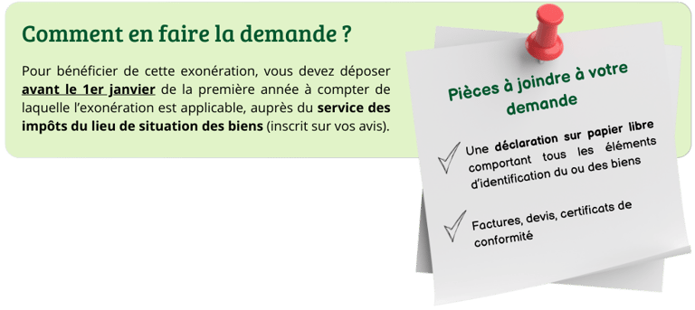 Comment faire une demande d'exonération de la taxe foncière sur les propriétés bâties TFPB
