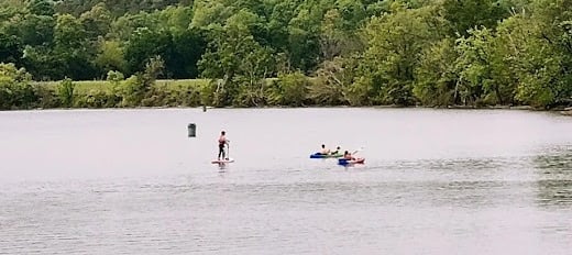 Knoxville, Tennessee Travel - water sports at Ijams Nature Park, kayak & paddleboard