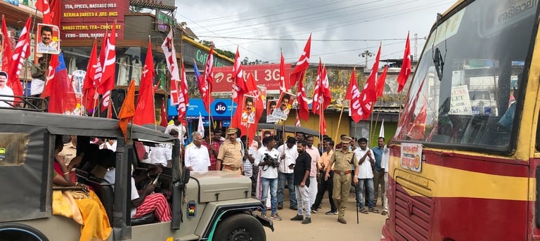 protest at munnar, Kerala, Indida