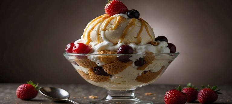 Ice cream in a cup