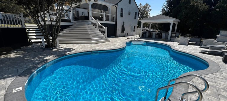 Expert pool cleaning services in Connecticut ensuring crystal-clear water and sparkling pools