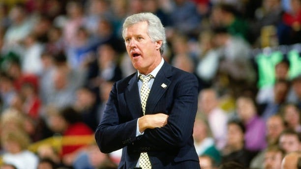 Kevin Loughery coaching on the NBA sidelines