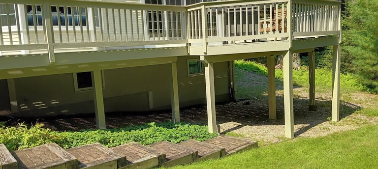 We design, build, repair, and refinish decks 