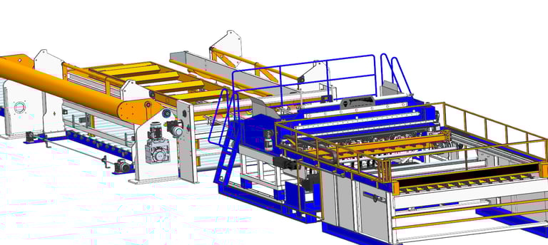 Çelik Hasır Kaynak Makinesi – HKM Yarı Otomatik Ön Beslemeli ve Hasır Çevirme Özellikli