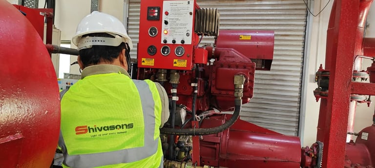 a man in a safety vest and a helmet