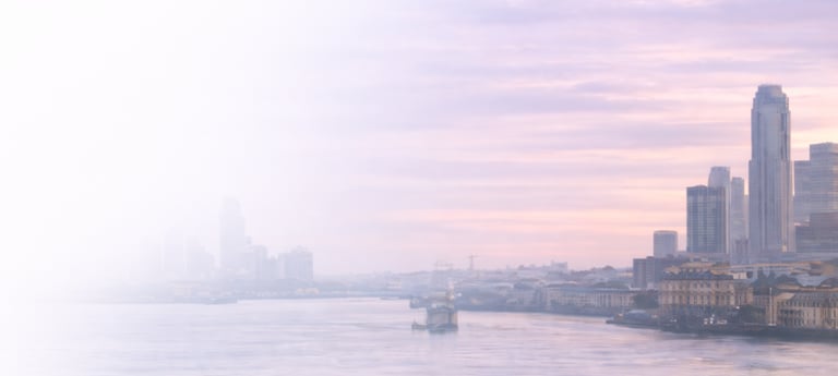 London city background for MuleBuy FAQ and buyer safety section