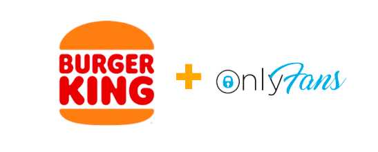 Burger King + OnlyFans logo